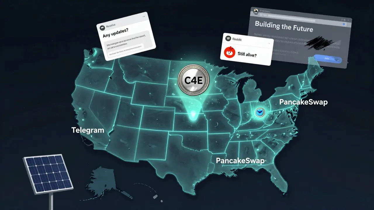 A faint energy grid flickers over a map with only three weak digital nodes still active.