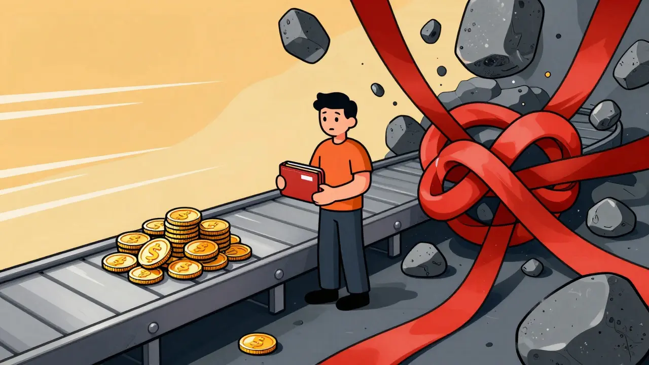 Abstract illustration contrasting low-fee crypto swaps with high-fee congestion