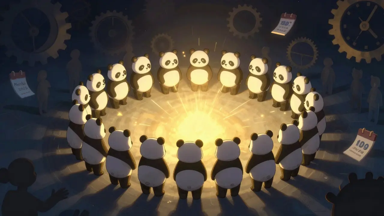 Abstract illustration showing exclusive winners in a golden circle