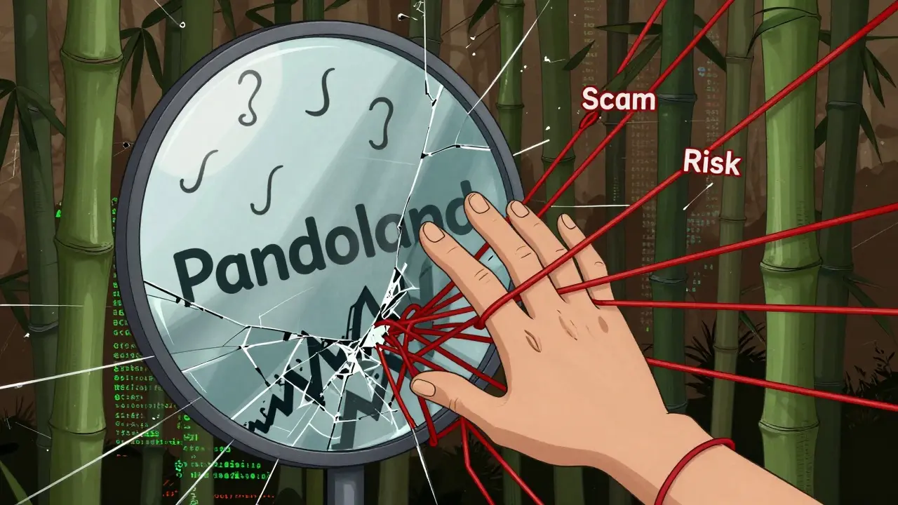 Surreal art depicting risks and scams in crypto gaming airdrops